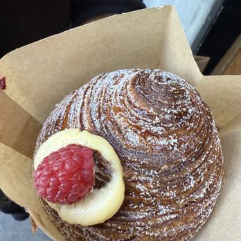Jyan Isaac Bread - Croissant filled cream and raspberry jam - Bakeries Near Me - Santa Monica, California
