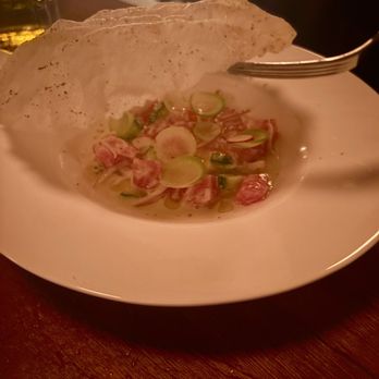 Somerville - Ahi Tuna Crudo - Steakhouses Near Me - Los Angeles, California