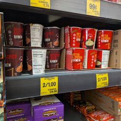 Grocery Outlet - The regular price of one Ramen Express cup is $23 more than that of the other? lol