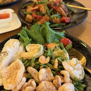 Thai Table - Spicy Long Bean Salad with Shrimp - Thai Near Me - Concord, California