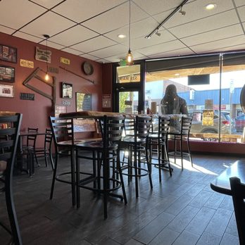 Bigfoot Grille - View from inside of Bigfoot Grille. - American Near Me - Lebanon, Oregon Bigfoot Grille - View from inside of Bigfoot Grille. - American Near Me - Lebanon, Oregon
