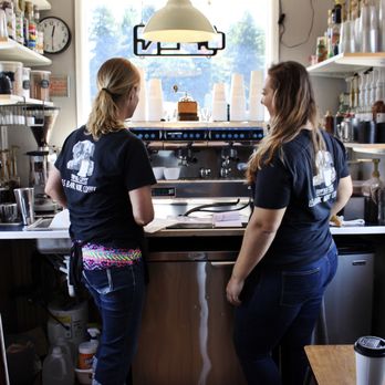 Tripp Dog Coffee - two women in a coffee shop - Coffee & Tea Near Me - Salem, Oregon Tripp Dog Coffee - two women in a coffee shop - Coffee & Tea Near Me - Salem, Oregon