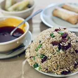 Restaurant China Town - Fried Rice with Chinese Chorizo