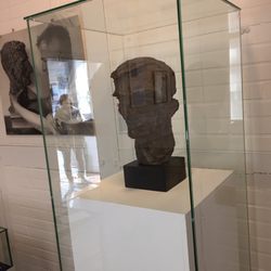 Ringelnatz-Museum - Büste von Joachim Ringelnatz. Bust of Joachim Ringelnatz.