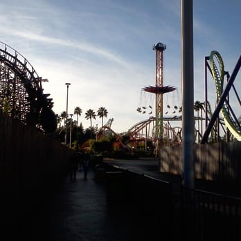 Six Flags Discovery Kingdom - The view walking into the Park - Amusement Parks Near Me - Vallejo, California Six Flags Discovery Kingdom - The view walking into the Park - Amusement Parks Near Me - Vallejo, California