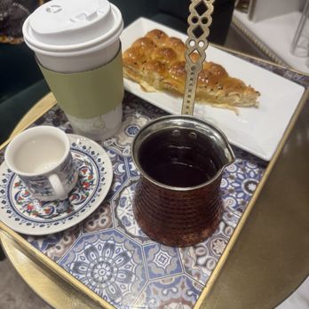 Qamaria Yemeni Coffee - Turkish coffee, Sheba - Qshr and honeycomb. Delish! - Desserts Near Me - Duluth, Georgia Qamaria Yemeni Coffee - Turkish coffee, Sheba - Qshr and honeycomb. Delish! - Desserts Near Me - Duluth, Georgia