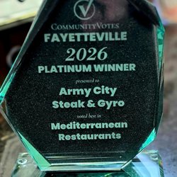 Army City Steak & Gyro - best Mediterranean restaurant 2026