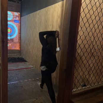 Extreme Axe Throwing Hollywood - Martha working out her issues!! - Axe Throwing Near Me - Hollywood, Florida Extreme Axe Throwing Hollywood - Martha working out her issues!! - Axe Throwing Near Me - Hollywood, Florida