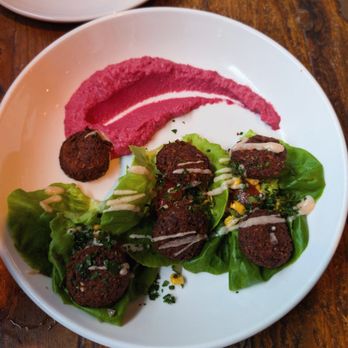 Medley - Falafel and beet hummus - New American Near Me - El Prado, New Mexico