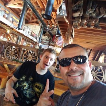 The Mammoth Steak House - Hanging out with Wild Bill in the wild west having us a mammoth steak burger for lunch woohoo Giddy Up Cowboys - Steakhouses Near Me - Apache Junction, Arizona The Mammoth Steak House - Hanging out with Wild Bill in the wild west having us a mammoth steak burger for lunch woohoo Giddy Up Cowboys - Steakhouses Near Me - Apache Junction, Arizona