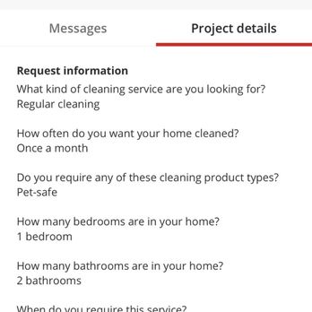 Z&S Cleaning Services - Quote details - Home Cleaning Near Me
