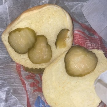Wendy's - a hot dog with pickles in it - Fast Food Near Me - Ocean, New Jersey