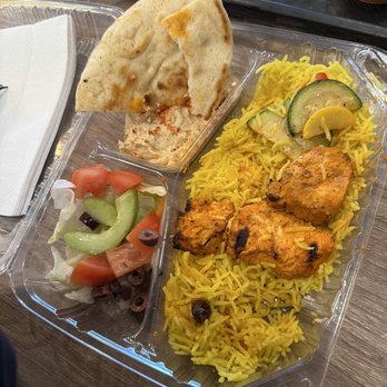 Pita Street - Chicken Kabob Plate - Mediterranean Near Me - Rancho Cucamonga, California