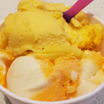Uptown Gelato - Mango, Orange Cream (top to bottom) - Ice Cream & Frozen Yogurt Near Me - Las Vegas, Nevada Uptown Gelato - Mango, Orange Cream (top to bottom) - Ice Cream & Frozen Yogurt Near Me - Las Vegas, Nevada