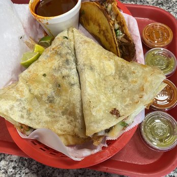 Taco Spot - Surf and turf quesadilla birria taco - Mexican Near Me - Chandler, Arizona