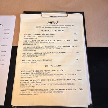 Restaurace U Agamy - Menu - Steakhouses Near Me - Prague, Puerto Rico
