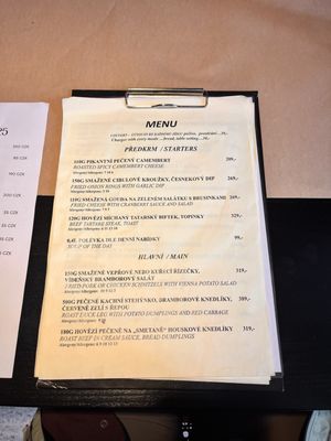 Menu photo 1 Restaurace U Agamy Prague, PR