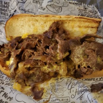 Charleys Cheesesteaks - This is garbage - "Old School Phillie" - Cheesesteaks Near Me - Stockton, California