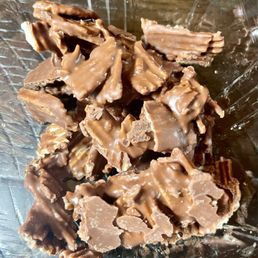 Chocolate covered potato chips Chocolate covered potato chips