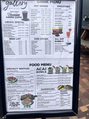 Menu photo 1 The Gallery Waikiki Honolulu, HI