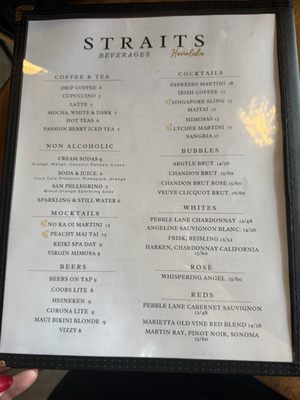 Menu photo 5 Straits - Honolulu Honolulu, HI Menu photo 5 Straits - Honolulu Honolulu, HI