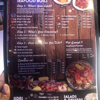 Crafty Crab - Menu - Cajun/Creole Near Me - District Heights, Maryland