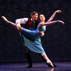 Classical and Contemporary Dance with Tamara Grose - CCD Dancers in "A Christmas Carol". Pas de deux is offered for advanced dancers.