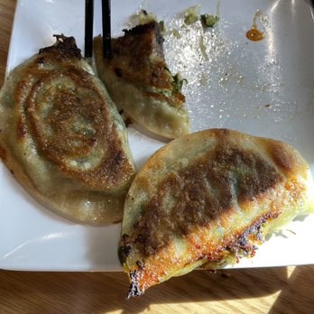 Dough Zone Dumpling House - Pan fried chive dumplings - Dim Sum Near Me - San Jose, California Dough Zone Dumpling House - Pan fried chive dumplings - Dim Sum Near Me - San Jose, California