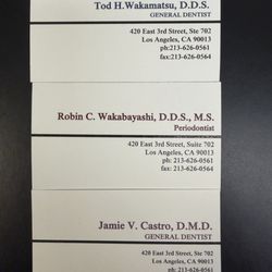 Tod H Wakamatsu, DDS