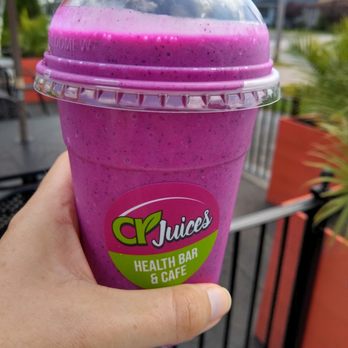 CR Juices - Vegan lunch stop on our fam' roadtrip for our vegan birthday girl. Pretty in Pink smoothie. - Juice Bars & Smoothies Near Me - Fremont, Ohio