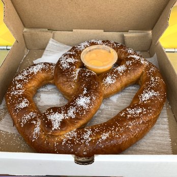 North Georgia State Fair - Large pretzel with cheese - Festivals Near Me - Marietta, Georgia North Georgia State Fair - Large pretzel with cheese - Festivals Near Me - Marietta, Georgia