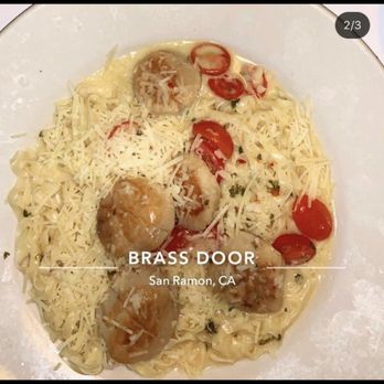 Brass Door - Seared scallops and linguine - American Near Me - San Ramon, California Brass Door - Seared scallops and linguine - American Near Me - San Ramon, California