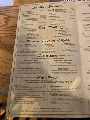 Menu photo 3 Cracker Barrel Old Country Store Pueblo, CO