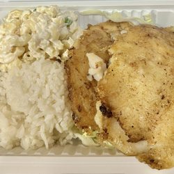 Mini plate: grilled fish $11.45.