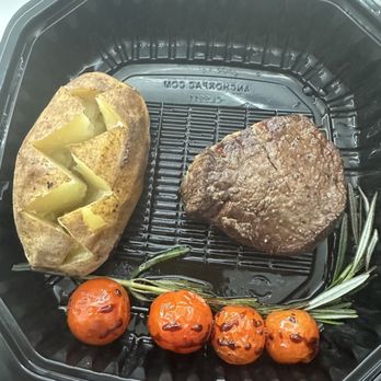 390 Prime Steak And Seafood - Petite filet mignonette, roasted tomatoes and a baked potato - Steakhouses Near Me - Monroe Township, New Jersey 390 Prime Steak And Seafood - Petite filet mignonette, roasted tomatoes and a baked potato - Steakhouses Near Me - Monroe Township, New Jersey