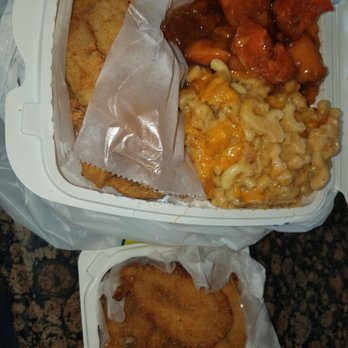 Mid Atlantic Seafood - Mac & cheese, yams, fried Whiting + fried shrimp - Seafood Near Me - Hyattsville, Maryland Mid Atlantic Seafood - Mac & cheese, yams, fried Whiting + fried shrimp - Seafood Near Me - Hyattsville, Maryland