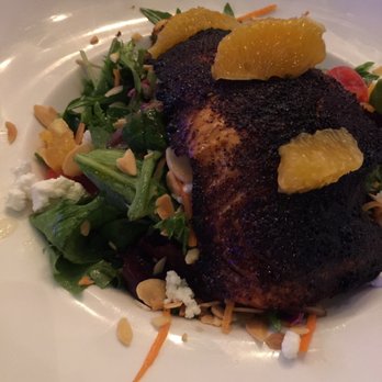 Cafe Blue - Salmon salad. - Seafood Near Me - Austin, Texas Cafe Blue - Salmon salad. - Seafood Near Me - Austin, Texas