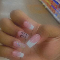 Nail Image & Tan - Birthday nails