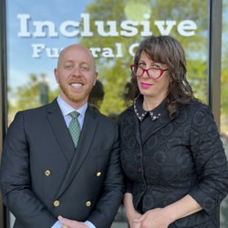 Inclusive Funeral Care - Funeral Directors and Owners Russ Henrichsen and Brooke Benjamin.