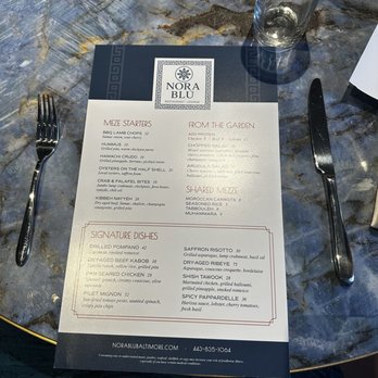 Nora Blu - Menu - Salad Near Me - Baltimore, Maryland Nora Blu - Menu - Salad Near Me - Baltimore, Maryland
