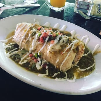 Sunnyside Breakfast Lounge - Chimi supreme. Almost the size of a football. Good flavor and spicy - Breakfast & Brunch Near Me - Mesa, Arizona