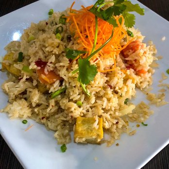 Noodle Wave - Thai Fried Rice with tofu. No egg. Spice level: 2. :) - Thai Near Me - Frisco, Texas Noodle Wave - Thai Fried Rice with tofu. No egg. Spice level: 2. :) - Thai Near Me - Frisco, Texas