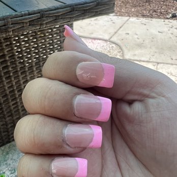 NT Nail Spa - Point finger is the one he wouldn't re-do. Looks smashed. - Waxing Near Me - Manteca, California NT Nail Spa - Point finger is the one he wouldn't re-do. Looks smashed. - Waxing Near Me - Manteca, California