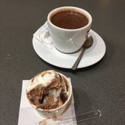 César Milano - My Cesar flavored ice cream and hot chocolate !