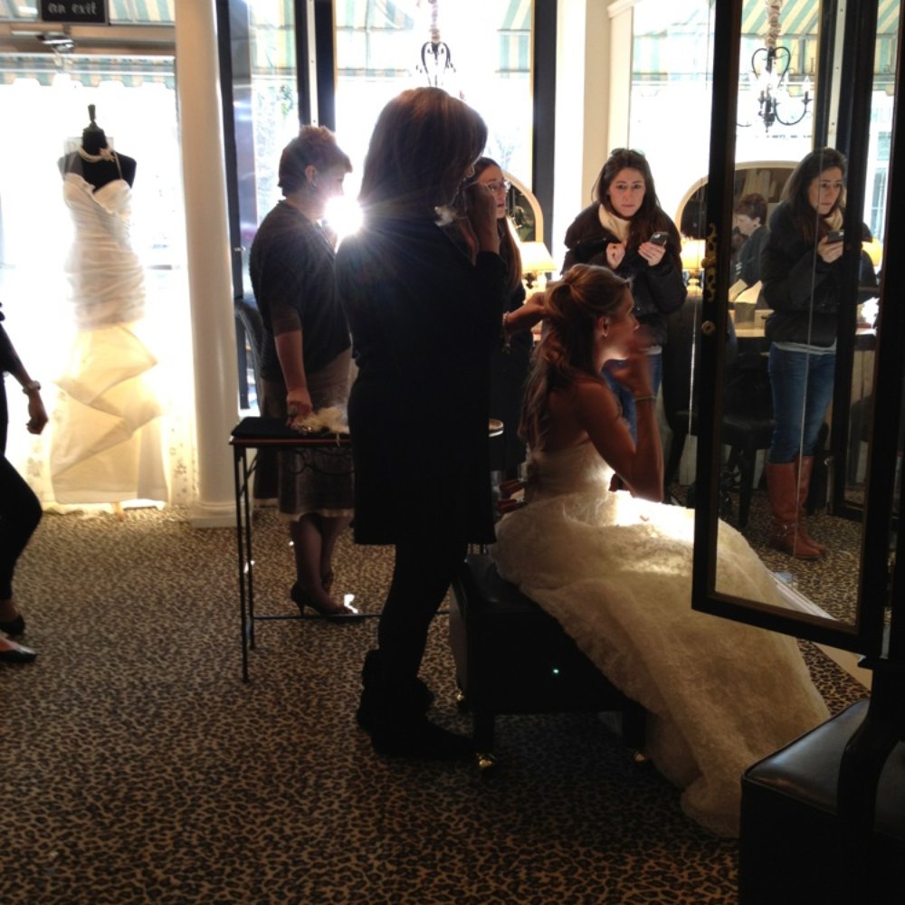 Bridal & Formal - Fitting a bride for hair accessories - Bridal Near Me - Cincinnati, Ohio