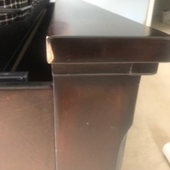 O'Brien's Moving & Storage - Gouge on the other end of the footboard. - Movers Near Me - Allentown, Pennsylvania