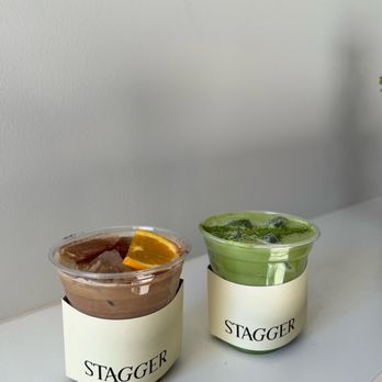 Stagger Coffee - orange mocha, double matcha - Coffee & Tea Near Me - Los Angeles, California Stagger Coffee - orange mocha, double matcha - Coffee & Tea Near Me - Los Angeles, California
