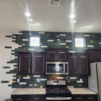 GG Tile and Stone - A fun different backsplash to make a statement - Flooring Near Me - Green Valley, Arizona GG Tile and Stone - A fun different backsplash to make a statement - Flooring Near Me - Green Valley, Arizona
