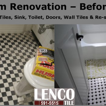 Lenco Tile - Bathroom Renovation: Before & After - Building Supplies Near Me Lenco Tile - Bathroom Renovation: Before & After - Building Supplies Near Me