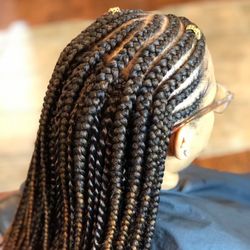 Hot Hair Design Studio - Braids w/individual in the back